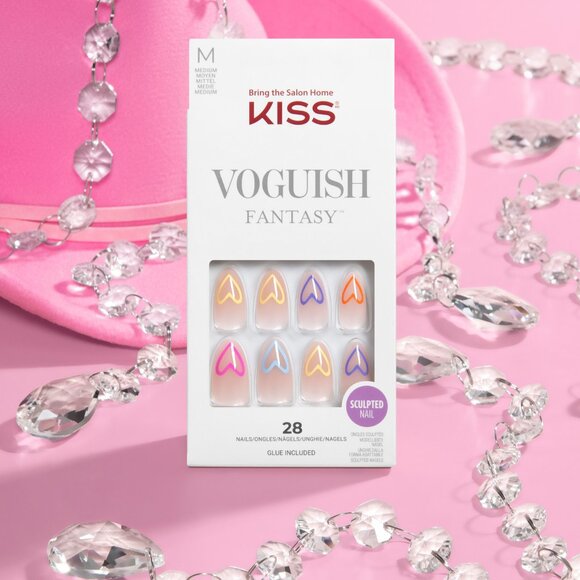 KISS Voguish Fantasy Nails Medium Length - Brunch Date - Picture 2 of 8